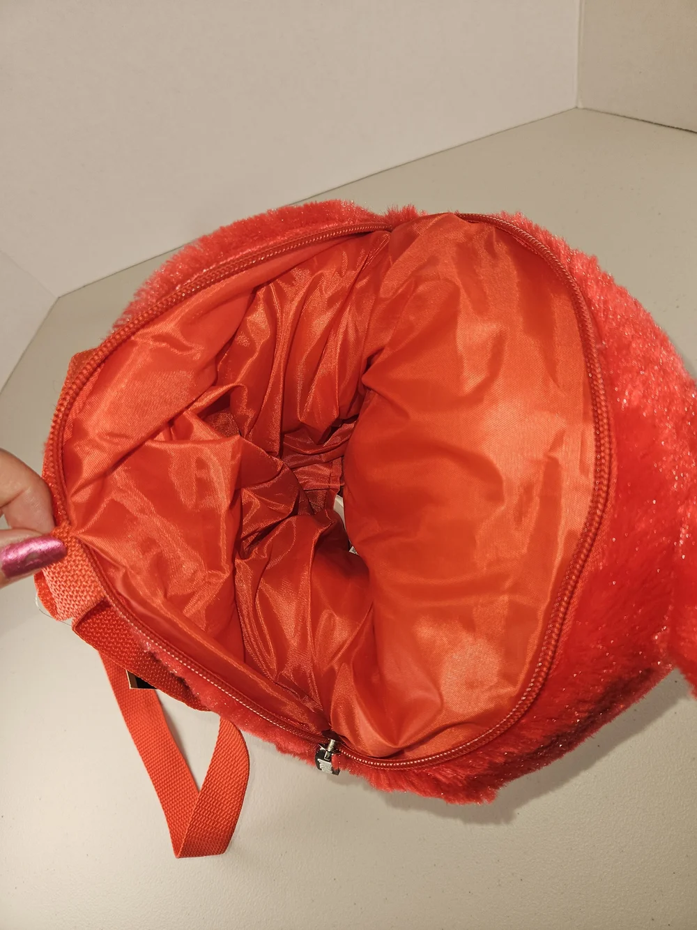 NWT Red Plush Angry Bird Kids Backpack - Soft Character Bag